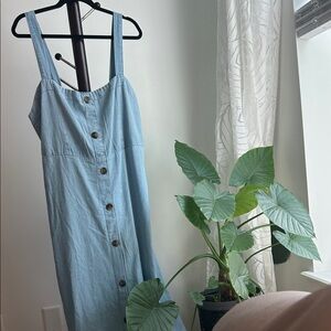 Simply Be Light Blue Midi Dress